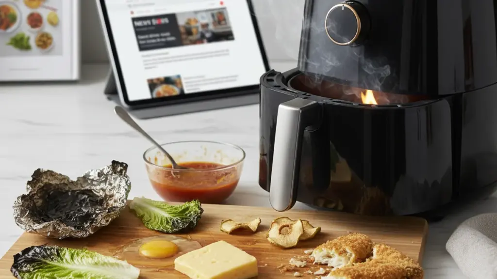 7 Zutaten, die niemals in den Airfryer gehören – Expertenwarnung 2025